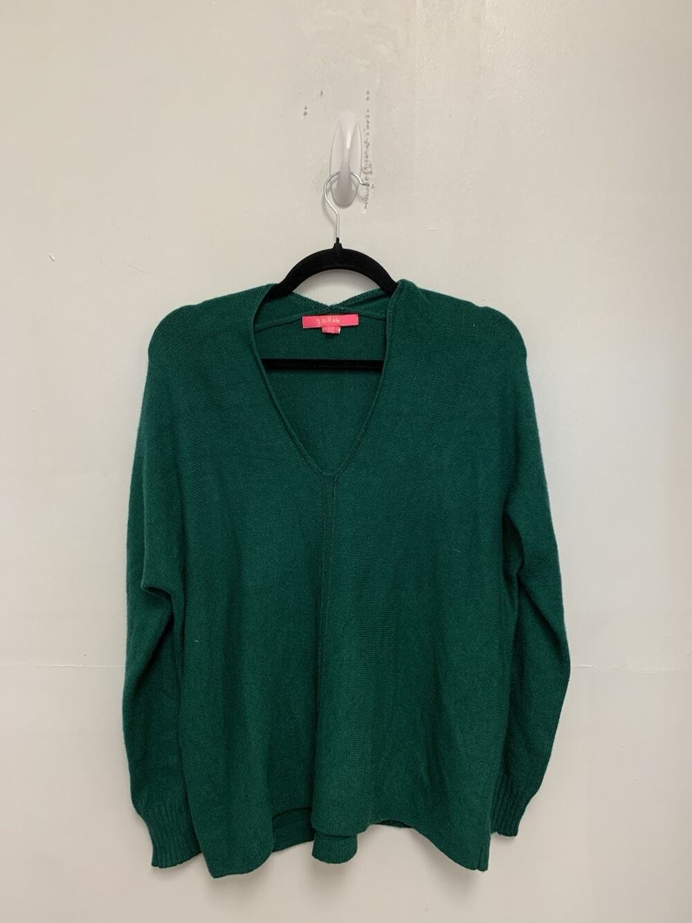 Lilly Pulitzer Green V-neck Sweater Size XS
